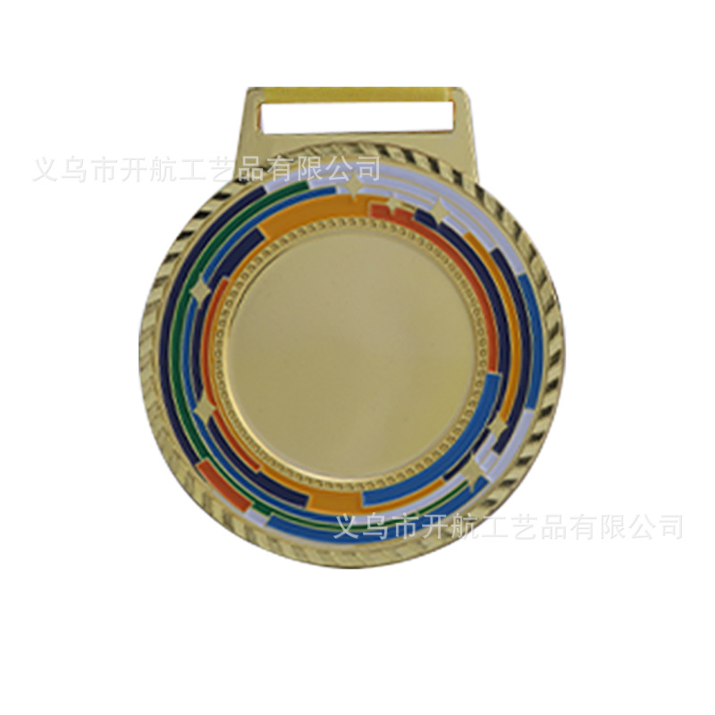 Medalla de aleación de zinc galvanizada de la carrera de maratón de carreras de honor medalla de impresión