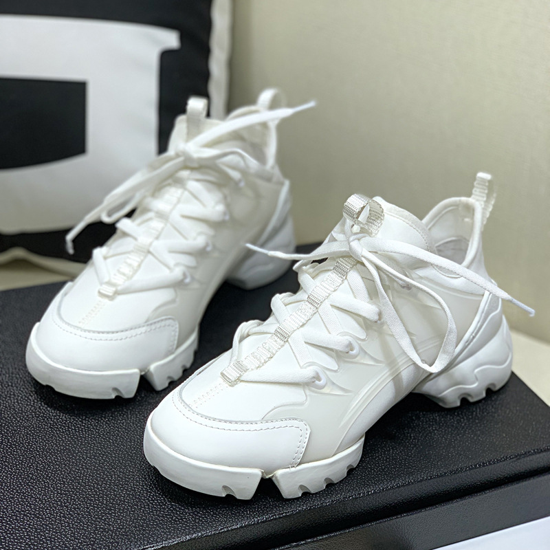 Trendy Influencer Dad Shoes for Women 2025 New Style with 5cm Internal Height Increase Platform Thick-Soled High-Heeled Casual Sneakers