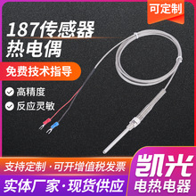 热电偶WZP-187热电阻传感器 热电偶感温棒厂家定制传感器热电偶