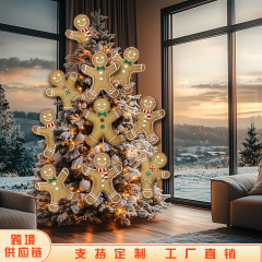 クリスマスに姜パイを飾る人が多いパーティーイベント装飾品趣味アニメ工芸品