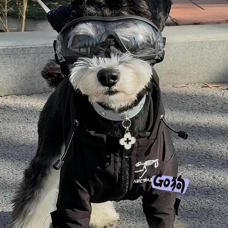 Dog Rush Clothes Dog Fall/Winter Pet fleece-lined Teddy Bixie Bear Schaner Fa Dou Rain-proof Warm Clothes Dog Rush Clothes Dog Fall/Winter Pet fleece-lined Teddy Bixie Bear Schaner Fa Dou Rain-proof Warm Clothes