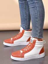D 34026 Men's High Top White Sneakers ��ɫ�߰��Ь