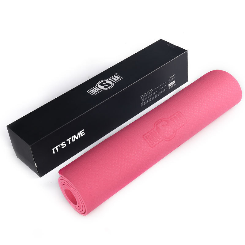 INNSTAR瑜伽垫加厚加宽男士健身垫初学者舞蹈防滑家用TPE垫子