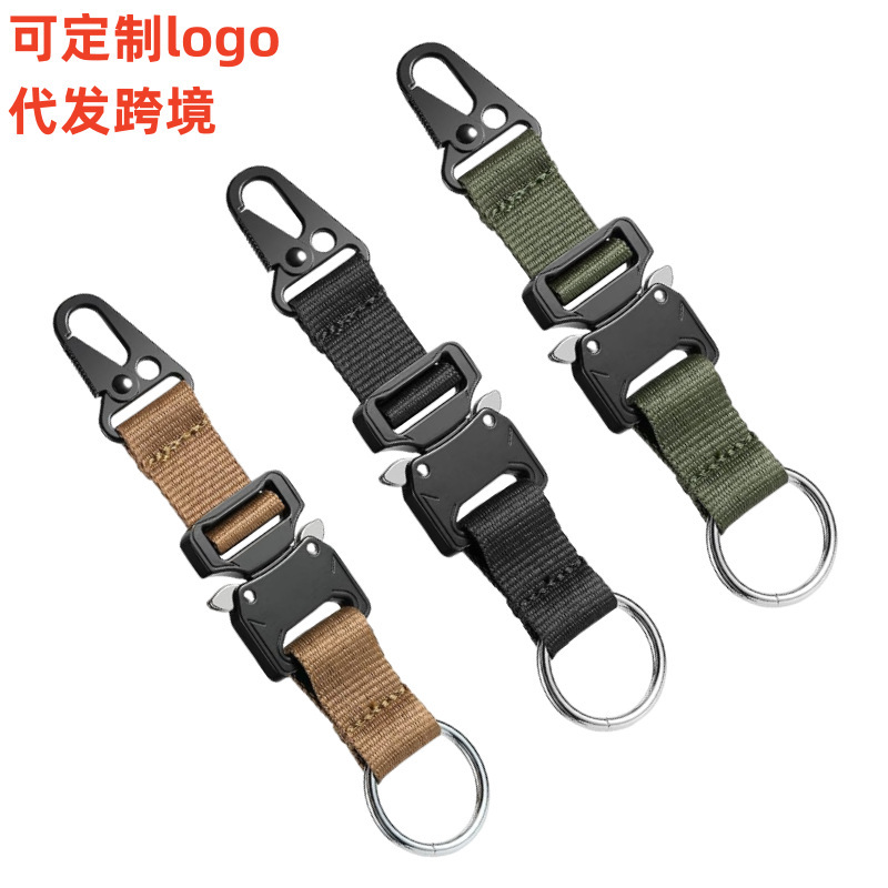 Camping Tactical Carabiner Cobra Water Bottle Clip Lanyard Backpack Quick-Release Accessory Eagle Beak Clip Climbing Strap Lock