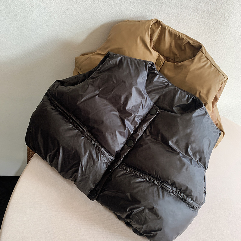Ropa para niños chaleco de estilo coreano otoño e invierno nuevos niños y niñas sueltos chaleco de algodón cálido chaleco de bebé ropa exterior de moda