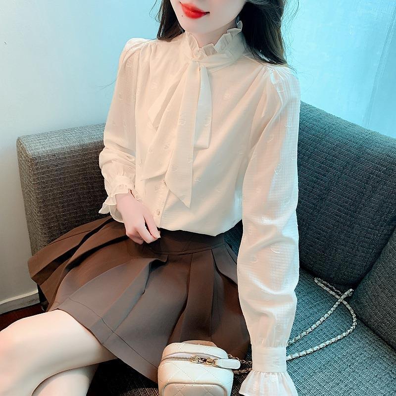 Autumn apricot shirt