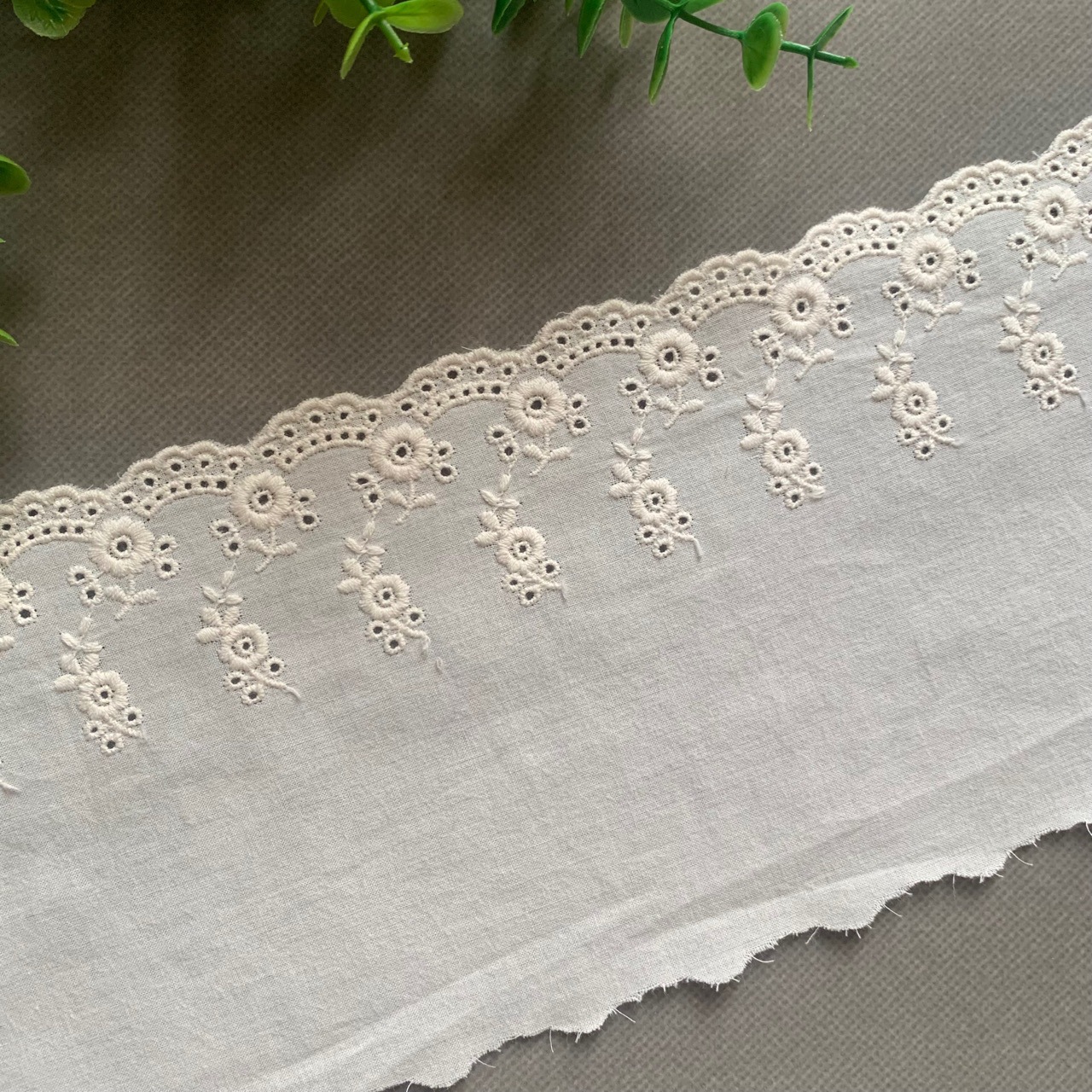 11厘宽新款精梳棉布条码刺绣花边 百搭洛丽塔DIY童装娃衣领辅料