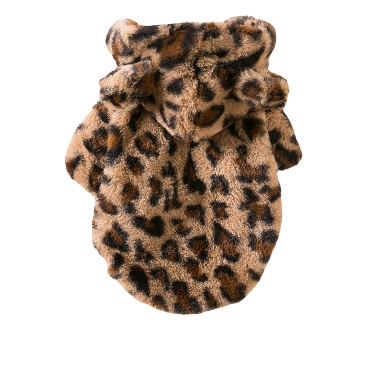 Perro ropa de primavera y otoño abrigo estampado leopardo engrosada Teddy chenari Bomei Chihuahua moda para mascotas