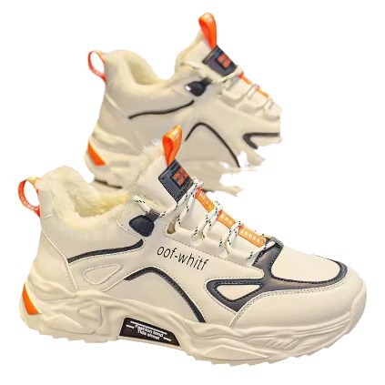 Pile invernale da uomo con intersuola fredda, cotone con suola spessa antiscivolo, sport e tempo libero versatili per la scuola media_voghion.com