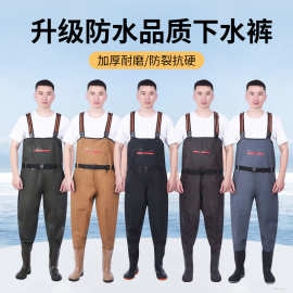 金大海PVC防水雨裤加厚半身涉水裤户外防护雨具临沂产