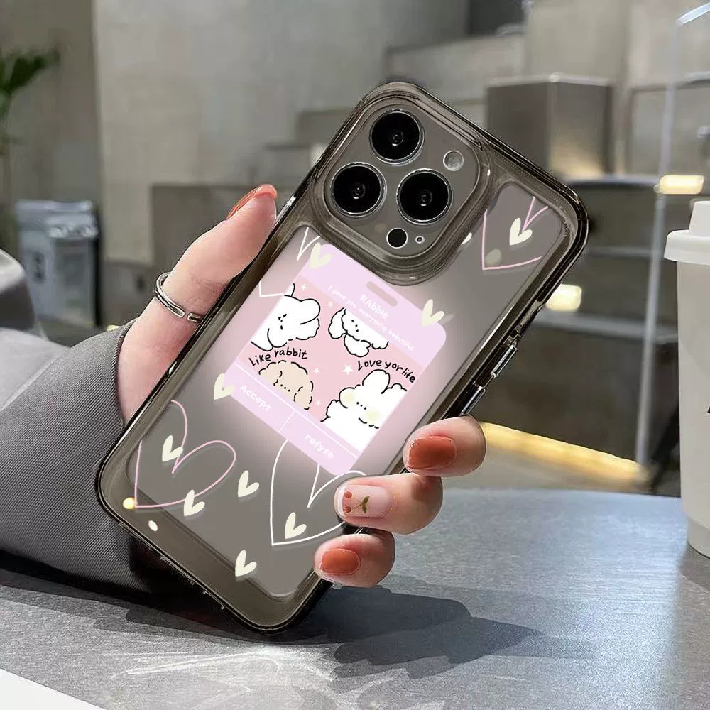 Apple, милый совместимый защитный чехол для пространства для телефона, iPhone16 Pro, iPhone 15, iphone, 14