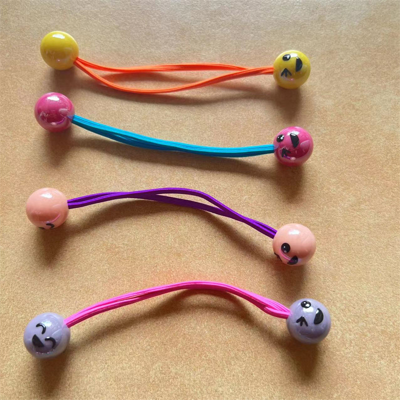 Yiwu venta al por mayor cuerda de pelo de doble cabeza para niños cuerda de pelo negro Yiwu agente de compra