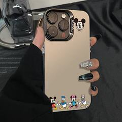 ミッキー妙妙はアップル16promax携帯ケースの個性的な元のエアケースiPhone15/14/13欧米12を適用します。