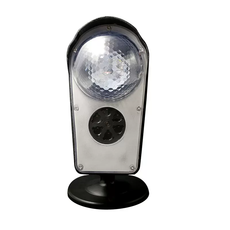 跨境亚马逊防水白光投影灯IP44圣诞装饰灯户外雪花氛围感投影灯