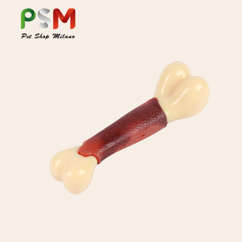 PSM's new pet teething toy, beef flavored simulated bone molar teeth, solid teeth, wear-resistant and bite-resistant pet dog toy