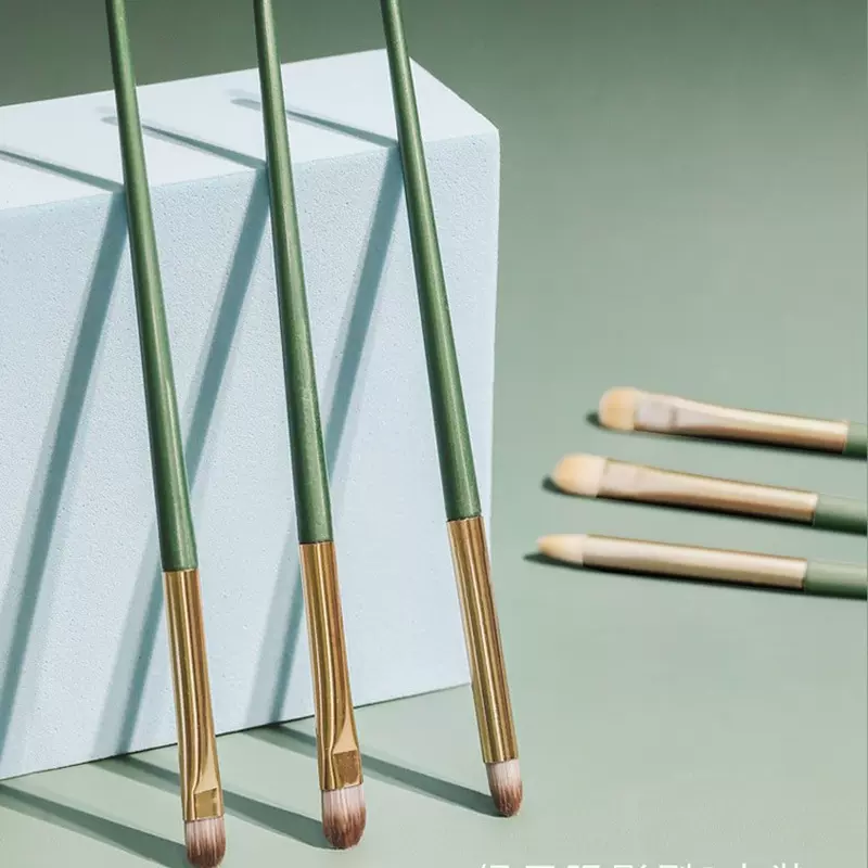 现货3支装眼影刷便携化妆刷套刷美妆工具纤维刷鼻影眼影细节刷