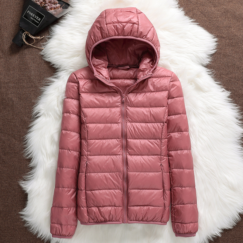 Cross-border wholesale plus size plus fat light down jacket women's 2024 autumn and winter warm light fashion short hooded coat Cross-border wholesale plus size plus fat light down jacket women's 2024 autumn and winter warm light fashion short hooded coat