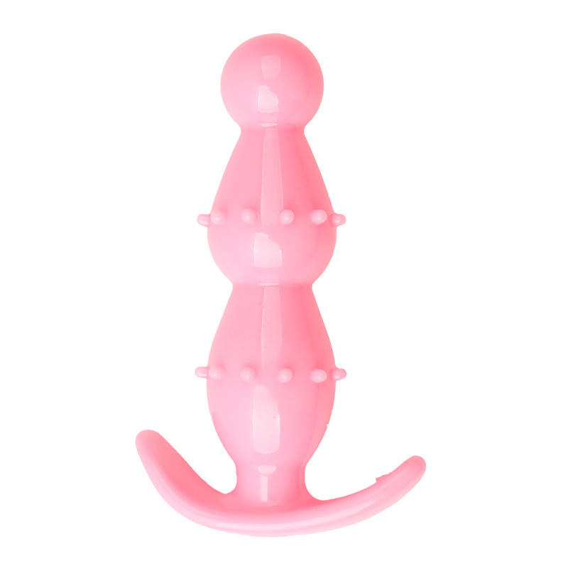 Chrysanthemum Anal Plug, Purple TPE Outdoor-Wear Anal Toy — detail image 7