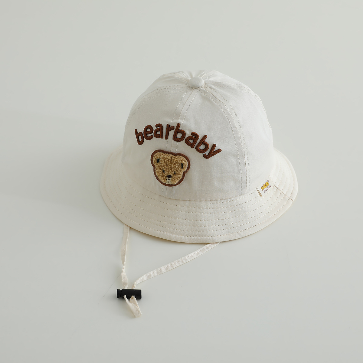 Sombrero de bebé primavera y otoño sombrero pescador sombrero oso pequeño sombrero de verano delgado sombrero de bisel grande sombrero de protección solar para hombres y mujeres