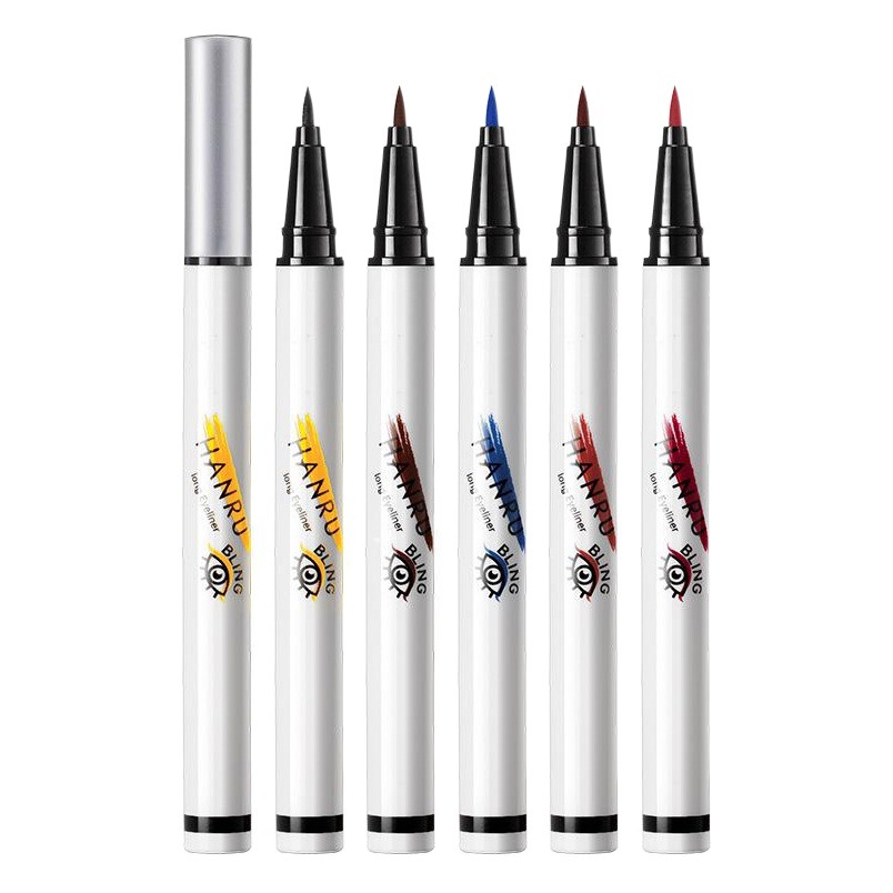 Internet Red Color Eyeliner Pen Waterproof Long-lasting No Sizzy Extremely Fine White Eyeliner Pen Novice Beginner Women Makeup