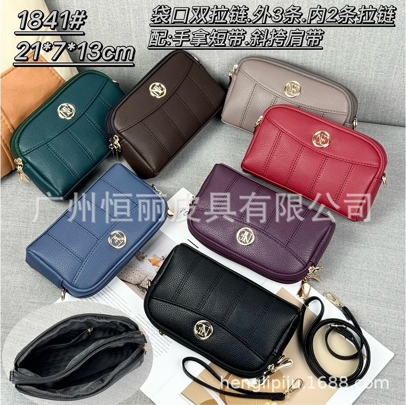 新款包包女手机包2025pu新款中老年女士妈咪包迷你单肩斜挎包小包