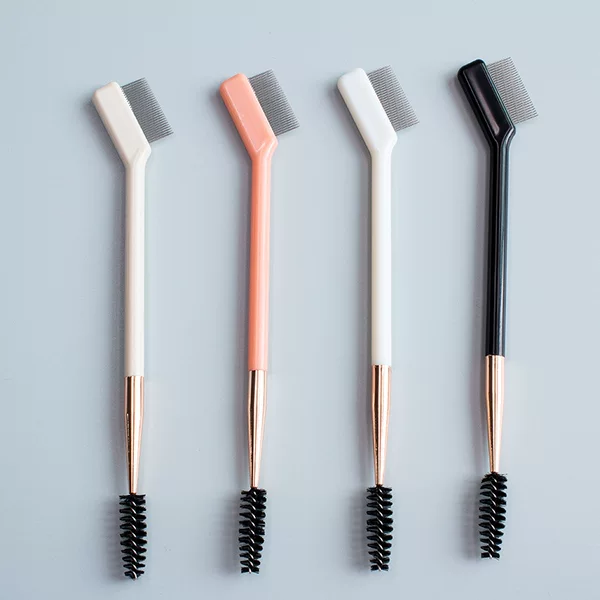 Single Convenient Dual-Use Multi-Color Optional Ultra-Fine Steel Needle Eyelash Brush That Does Not Pierce the Eyes, Ultra-Soft Eyebrow Makeup Brush