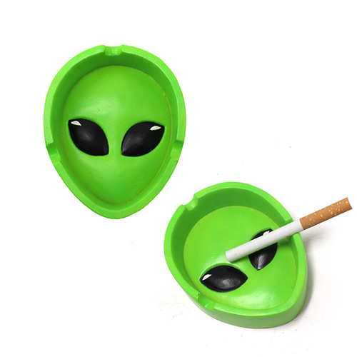 Amazon's new resin alien ashtray ornaments creative home desk ashtray decorations wholesale
