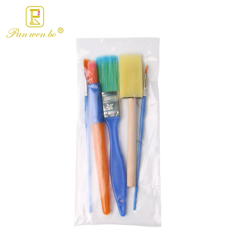 Brush, sponge creative set, 5 pieces, DIY