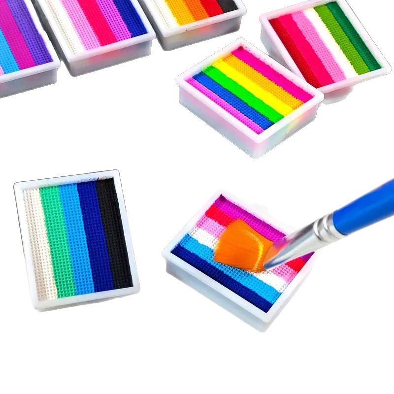 Pintura corporal transfronteriza pigmento facial lavable 12 grados de crema de pintura profesional para niños color facial festivales ópera color facial