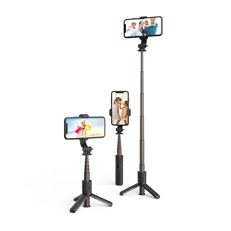 Mini selfie stick statyw L10 przenośny statyw Bluetooth mały biurkowy sprzęt fotograficzny podróżny_voghion.com