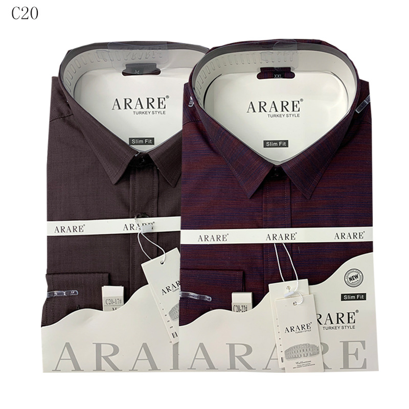 Men's Long Sleeved Solid Color Cardigan Shirt Basic Elegant Style Single Breasted Polyester Casual Shirt_viptrois.com