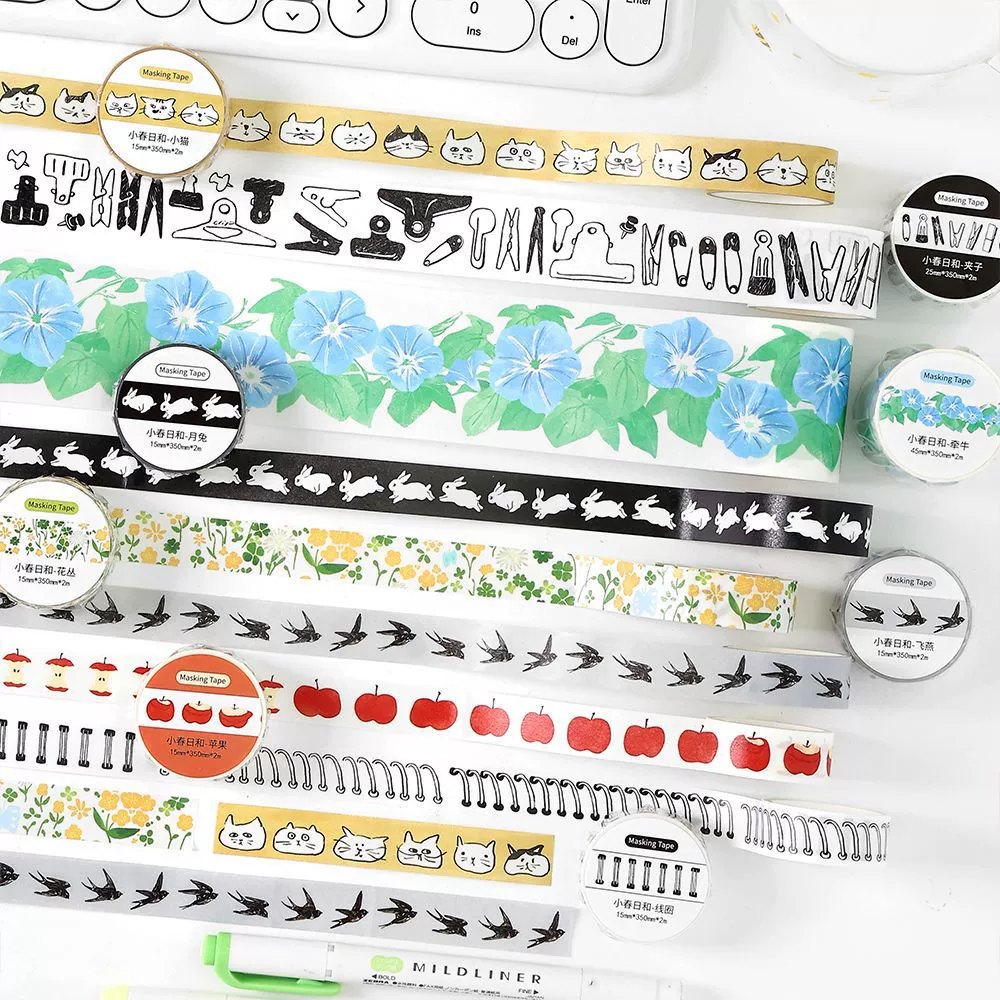 PaperMore и бумага специальная масляная лента Xiaochunhe и серия базовых материалов diy декоративная наклейка