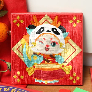 Liyan Diy Diamond Pattern Blessing Dudu приветствует новогодний творческий карикатур Dragon's Creative's Carty