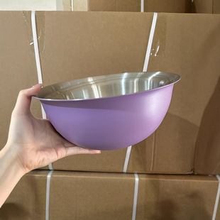 Korean Three-Piece Egg-Beating Basin with Scale and Deepened Baking Cooking Bowl Set 304 Stainless Steel Salad Bowl Gift
