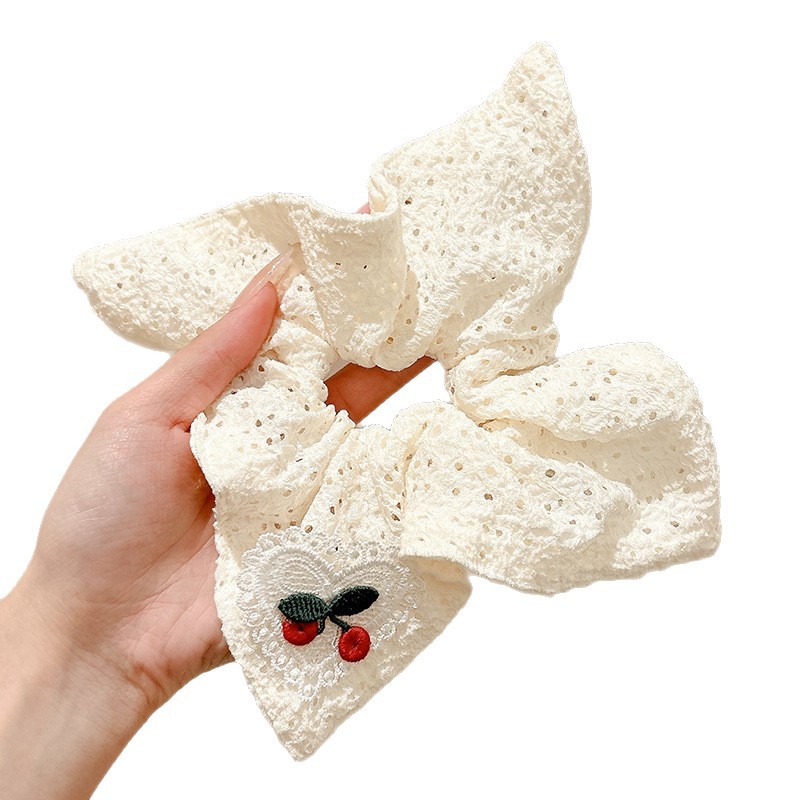 Temperamento bufanda cuadrada intestino lazo para el cabello femenino 2025 nuevo estilo súper grande cola de caballo cabeza cuerda viento perezoso banda de goma cuerda para el cabello tocado