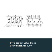 STTS Control Valve Block Drawing No.531-9200Һܛ