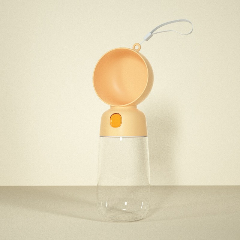 Mascotas que salen con la taza para perros y gatos, cordón portátil, hervidor plegable, bebedero de gran capacidad, tazón para perros, venta al por mayor transfronteriza