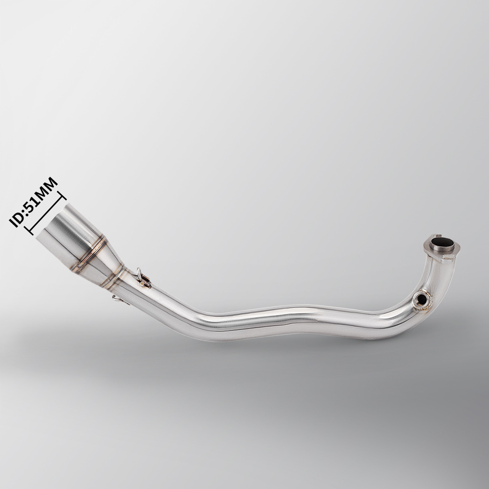 Motorcycle Scooter Modified Sf4 Stainless Steel Front Section and Tail Section Muffler Full Section Exhaust Pipe Combination Set