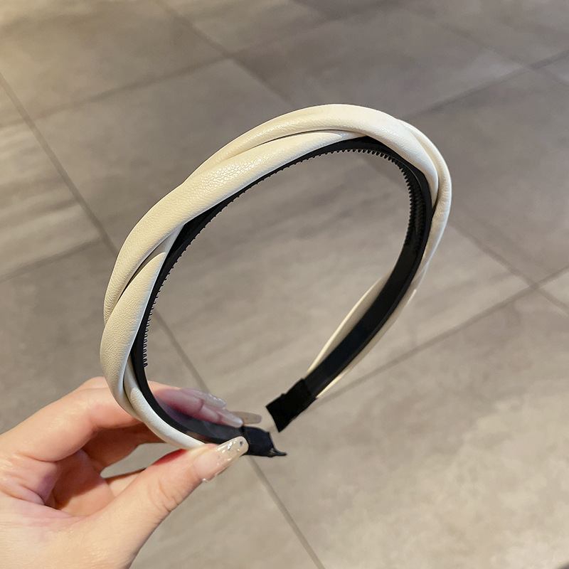 Otoño y invierno cráneo alto lavado facial banda de cabello para mujeres 2025 red nuevo paquete de cabello de alta calidad esponja banda de cabello tarjeta de cabello tocado