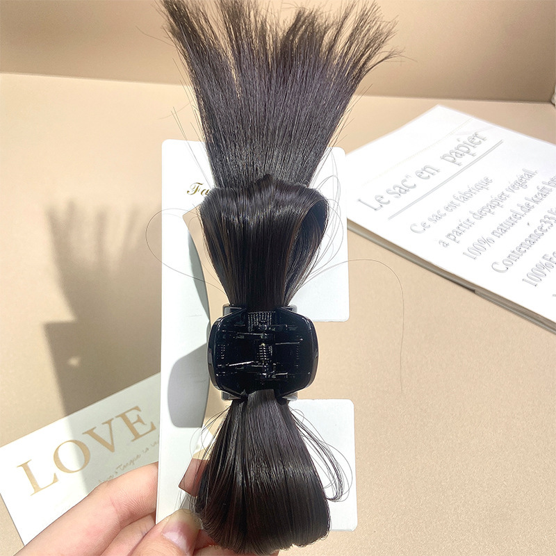 Vistas spalvu atspoles galvas loks Parūka, satvērēja saspraude Hot Girl Chicken Coop matu sprādze Sieviešu galvas aizmugures spalvu haizivis_voghion.com