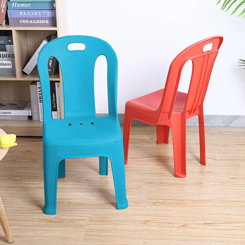 厂家幼儿园椅子儿童塑料靠背椅加厚学生培训班课桌椅儿童凳子批发