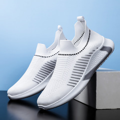 Men's Shoes 2024 Spring New Sports Shoes Fashionable Soft Sole Breathable Casual Shoes Feiwei Men's Casual Sports Shoes