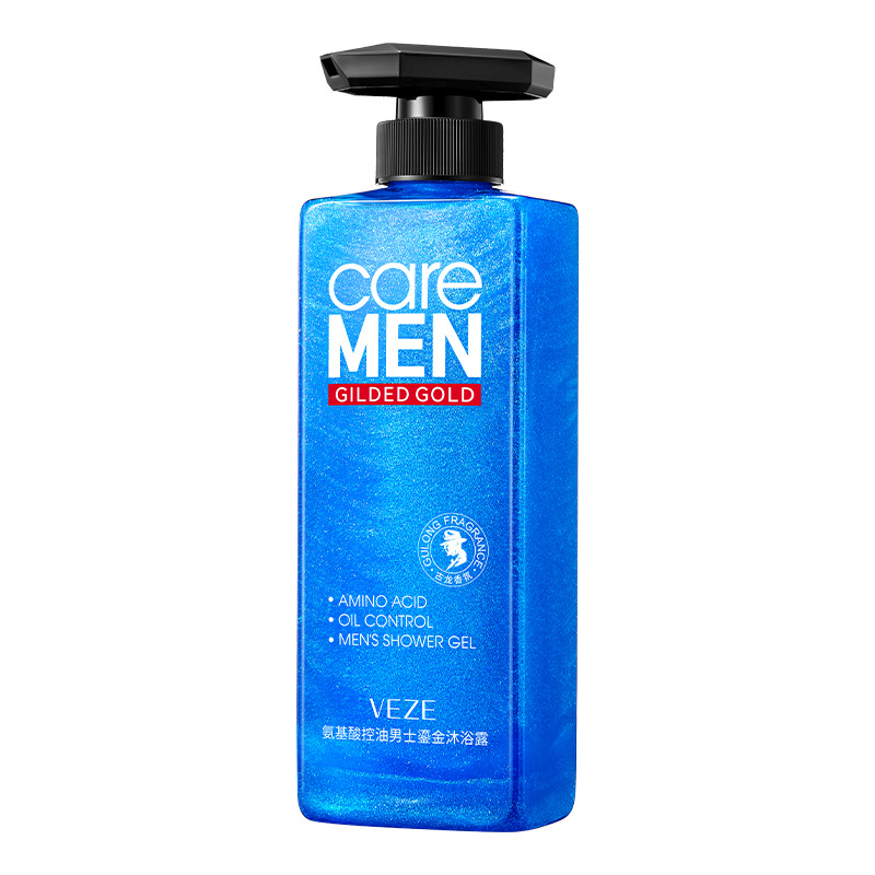 Aminoácidos de control de aceite, gel de baño para hombres, limpieza profunda y refrescante, gel de baño de colonia al por mayor.