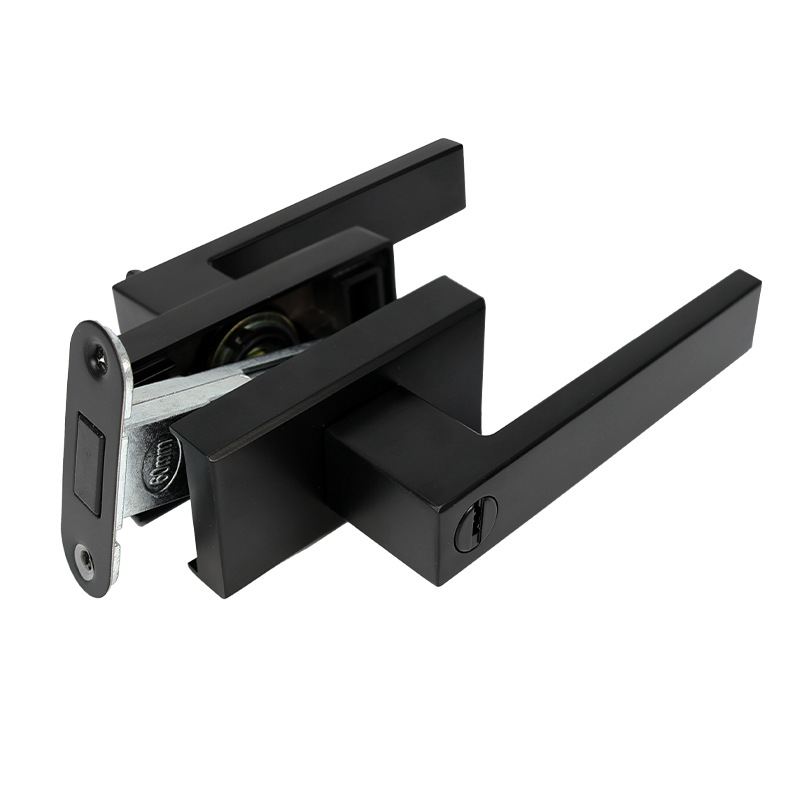 Cerradura para Puerta Abatible de Marco Estrecho de Aluminio con Llave para Cocina y Baño