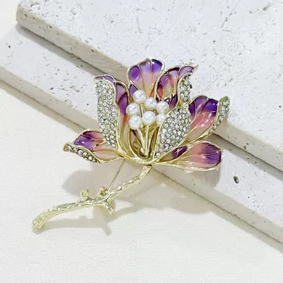 Begonia Flower Brooch Light: Yaxa sancaqları