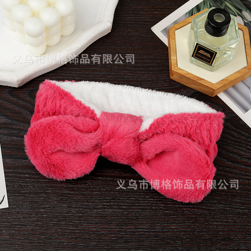 Lavarse la cara especial banda de cabello máscara banda de cabello unisex lavarse la cara maquillaje pelusa banda de cabello al por mayor