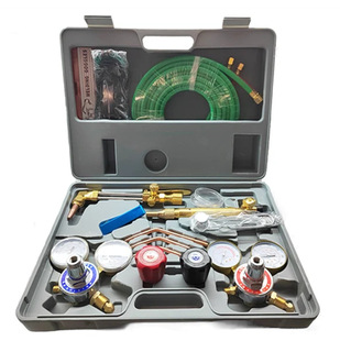 American Welding and Cutting Set Oxygen Gauge Cga540 Acetylene Gauge Propane Gauge Cga510 Welding and Cutting Tool Kit