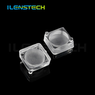 2835 5050 lamp bead lens 10mm small size square 120 degree PC plastic convex lens xl