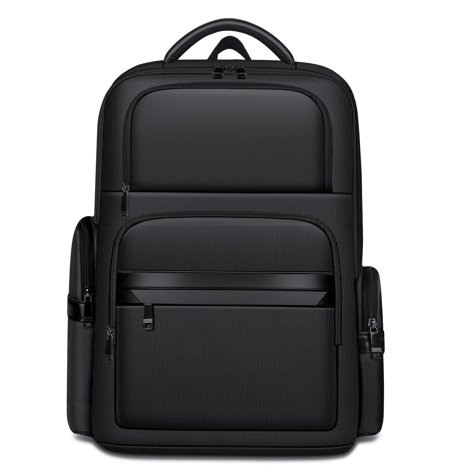 Commuter Backpack Nylon Laptop Bag Large Capacity Waterproof Men_voghion.com