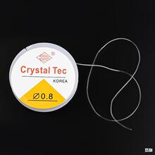DIY手工水晶弹力线 白色透明松紧线盒装串珠配件TPU手链线圆盘形